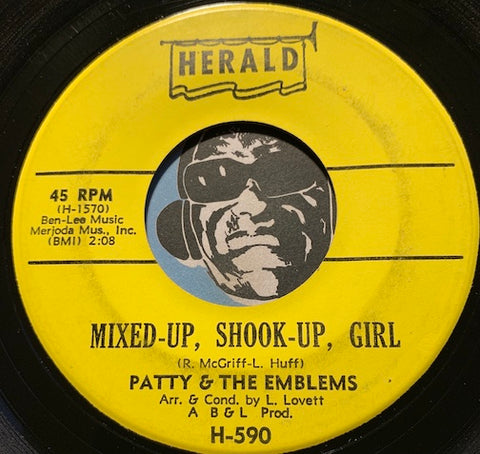 Patty & Emblems - Mixed Up Shook Up Girl b/w Ordinary Guy - Herald #590 - Northern Soul