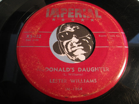 Lester Williams - McDonald's Daughter b/w Daddy Loves You - Imperial #5402 - R&B