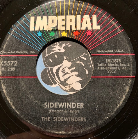 Sidewinders - Sidewinder b/w Gulley Washer - Imperial #5572 - Rock n Roll Instrumental - Surf