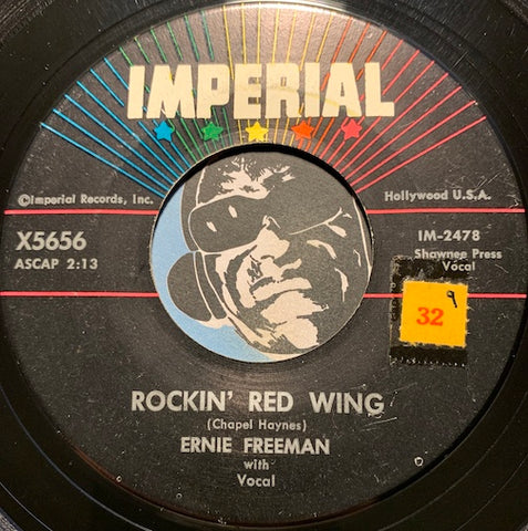 Ernie Freeman - Rockin Red Wing b/w Dark Eyes - Imperial #5656 Rock n Roll