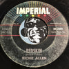 Richie Allen - Redskin b/w Stranger From Durango - Imperial #5683 - Surf - Rock n Roll