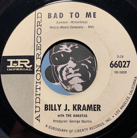 Billy J. Kramer - Little Children b/w Bad To Me - Imperial #66027 - Rock n Roll