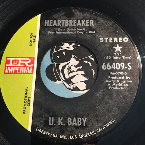 U.K. Baby - Heartbreaker b/w Michael Blues - Imperial #66409 - Rock n Roll