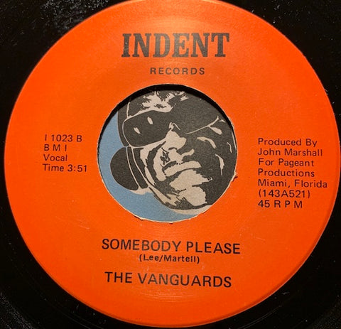 Vanguards / Crystals - Somebody Please b/w There's No Other Like My Baby - Indent #1023 - Sweet Soul - East Side Story - Girl Group