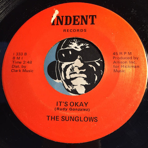 Sunglows / Delfonics - It's Okay b/w La La Means I Love You - Indent #333 - Chicano Soul - Sweet Soul - East Side Story