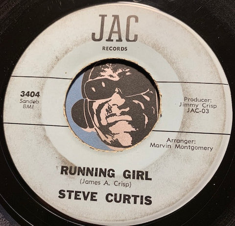 Steve Curtis - Running Girl b/w Marilyn - Jac #3404 - Teen - Rock n Roll - Surf