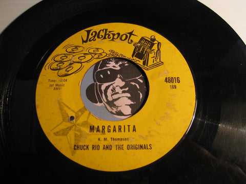 Chuck Rio & Originals - Margarita b/w C'est La Vie - Jackpot #48016 - R&B Rocker - Rock n Roll - Chicano Soul