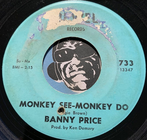 Banny Price - There Goes The Girl b/w Monkey See Monkey Do - Jewel #733 - R&B Soul - Northern Soul