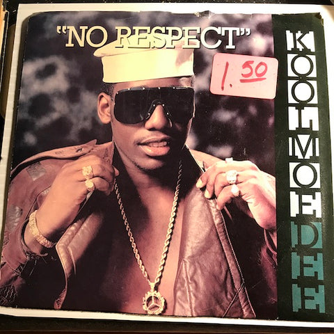 Kool Moe Dee - No Respect b/w (same) instrumental - Jive #1116 - Rap