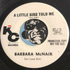 Barbara McNair - Nobody Rings My Bell b/w A Little Bird Told Me - KC #112 - Northern Soul