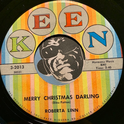 Roberta Linn - Merry Christmas Darling b/w Katie The Kangaroo - Keen #2013 - Teen - Christmas/Holiday