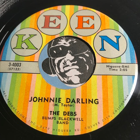 Debs - Johnnie Darling b/w Doom-A-Roca - Keen #4003 - Doowop - Girl Group