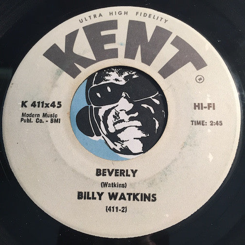 Billy Watkins - Beverly b/w Just For You (Stone Fox) - Kent #411 - Doowop - R&B