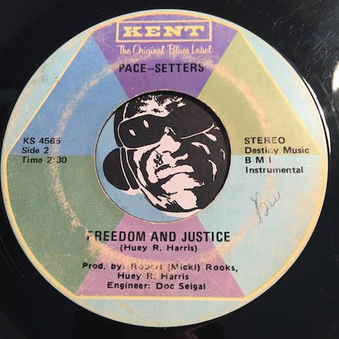 Pace Setters - Push On Jessie Jackson b/w Freedom And Justice - Kent #4565 - Funk