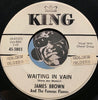 James Brown - Signed Sealed And Delivered b/w Waiting In Vain - King #5803 - R&B Soul