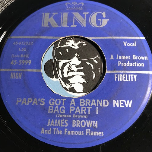 James Brown - Papa's Got A Brand New Bag pt.1 b/w pt.2 - King #5999 - Funk