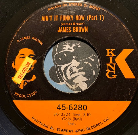 James Brown - Ain't It Funky Now pt.1 b/w pt.2 - King #6280 - Funk