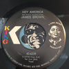 James Brown - Hey America b/w instrumental - King #6339 - Funk - Christmas / Holiday