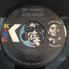 James Brown - Hey America b/w instrumental - King #6339 - Funk - Christmas / Holiday