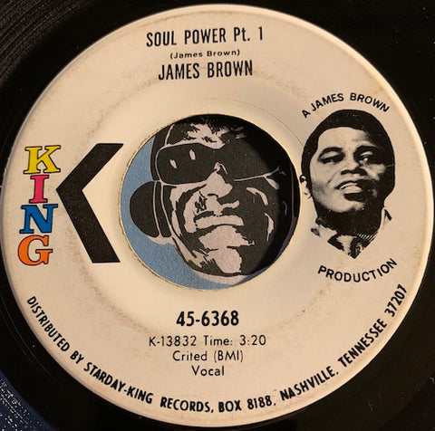 James Brown - Soul Power pt.1 b/w pt.2 - King #6368 - Funk