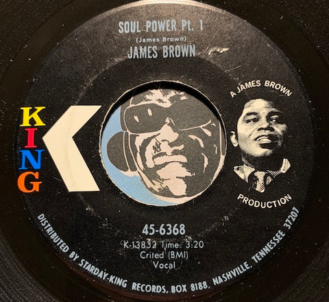 James Brown - Soul Power pt.1 b/w pt.2 - King #6368 - Funk