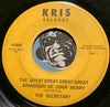 Soul Steppers / The Secretary - Steppin Up b/w The Great Great Great Great Grandson Of John Henry - Kris #8085 - Funk