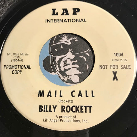 Billy Rockett - Mail Call b/w Parting Ways - Lap International #1004 - Country