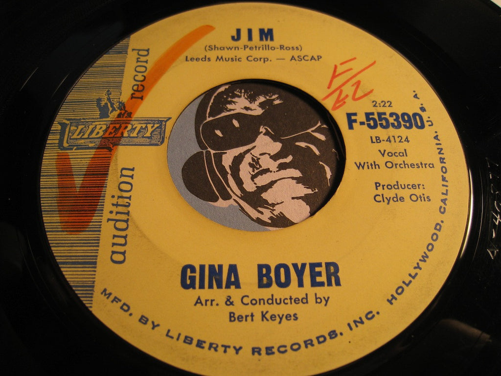 Gina Boyer - Jim b/w Written In Tears - Liberty #55390 - R&B