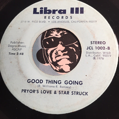 Pryors Love & Star Struck - People Listen b/w Good Thing Going - Libra III #1002 - Modern Soul