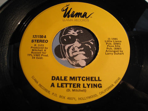 Dale Mitchell - A Letter Lying b/w A Love Song (For You) - Llama #121150 - Modern Soul