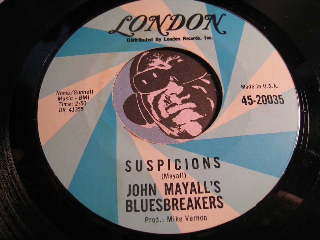 John Mayall's Bluesbreakers - Suspicions b/w Oh Pretty Woman - London #20035 - Rock n Roll