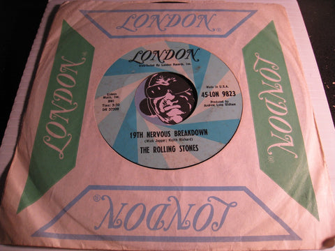 Rolling Stones - 19th Nervous Breakdown b/w Sad Day - London #9823 - Rock n Roll