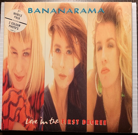 Bananarama - Mobile Pack sleeve - Love In The First Degree b/w Mr Sleaze - London #NANA 14 - 80's