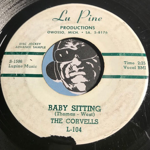 Corvells - Baby Sitting b/w He's So Fine - Lu Pine #104 - R&B - Girl Group