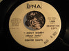 Geater Davis - Don't Walk Off (And Leave Me) b/w I Don't Worry (About Jody) - Luna #804 - Northern Soul - Funk