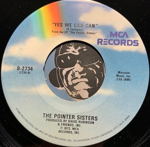 Pointer Sisters - Yes We Can Can b/w Fairytale - MCA #2734 - Funk