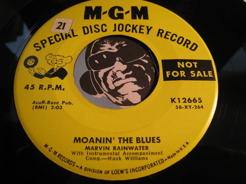 Marvin Rainwater - I Dig You Baby b/w Moanin The Blues - MGM #12665 - Rockabilly