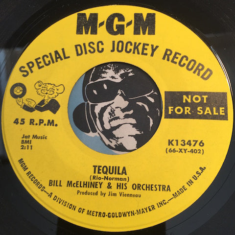 Bill McElhiney - Tequila b/w Night Jet - MGM #13476 - Rock n Roll