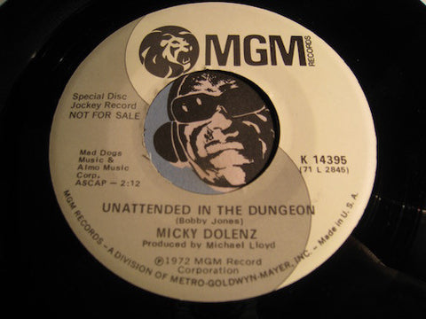 Micky Dolenz - Unattended In The Dungeon b/w A Lover's Prayer - MGM #14395 - Psych Rock - Funk