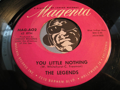 Legends - You Little Nothing b/w Get Out Of The House - Magenta #02 - Doowop