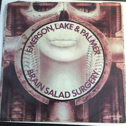Emerson Lake & Palmer - Brain Salad Surgery b/w Still...You Turn Me On - Manticore #2003 - Rock n Roll