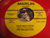 Majestics - Nitey Nite b/w Cave Man Rock - Marlin #802 - red vinyl - Doowop