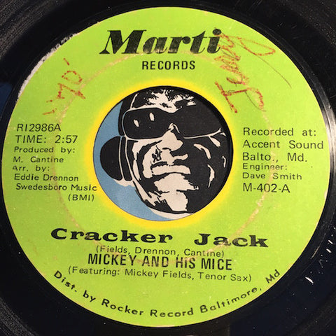 Mickey & His Mice - Cracker Jack b/w Abraham Martin and John - Marti #402 - Funk
