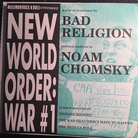 Bad Religion / Noam Chomsky - Heaven Is Falling - Fertile Crescent b/w Political Analysis - Maximumrocknroll #006 - Punk