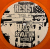 Resist - EP - Get Ahead - Social Security - Think Again - Yourself b/w United States Of Apathy - Brainwashed - Sellout - Ratshit - Media Blitz Productions #1002 - Colored Vinyl - Picture Sleeve - Punk