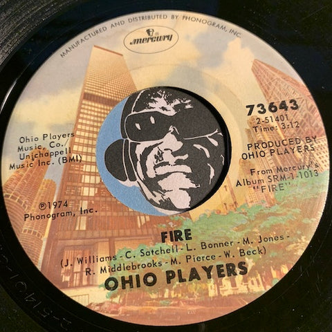 Ohio Players - Fire b/w Together - Mercury #73643 - Funk