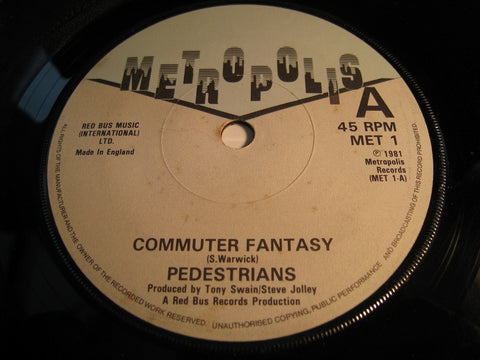 Pedestrians - Commuter Fantasy b/w 1984 - Metropolis #1 - 80's