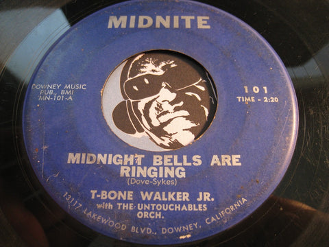 T-Bone Walker Jr - Midnight Bells Are Ringing b/w Empty Feeling - Midnite #101 - Blues
