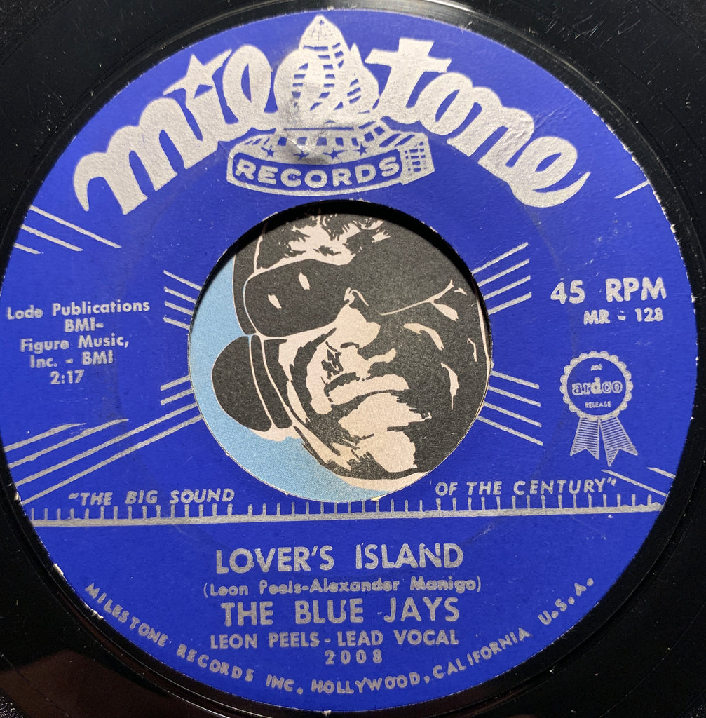 Blue Jays - Lover's Island b/w You're Gonna Cry - Milestone #2008 - Doowop