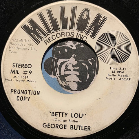 George Butler - Betty Lou b/w same - Million #9 - Funk